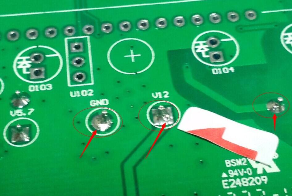 焊點氣泡 焊點氣泡