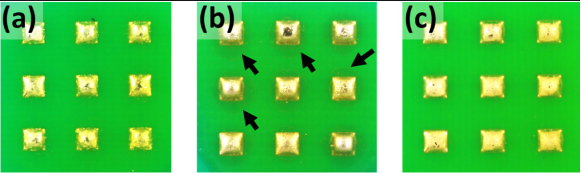 剛焊接完的焊點 剛焊接完的焊點